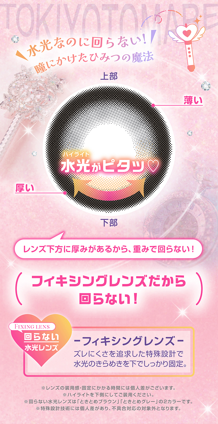 瞳にかけたひみつの魔法