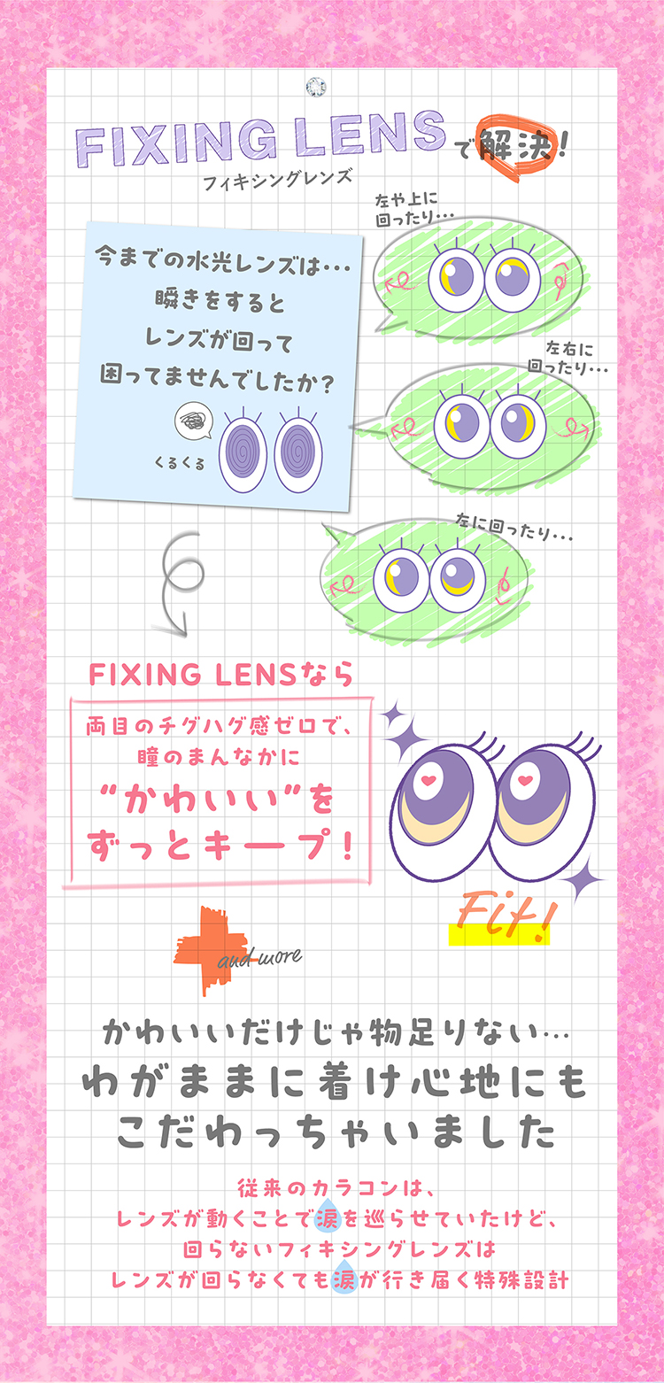 シャプンのフィキシングレンズとは