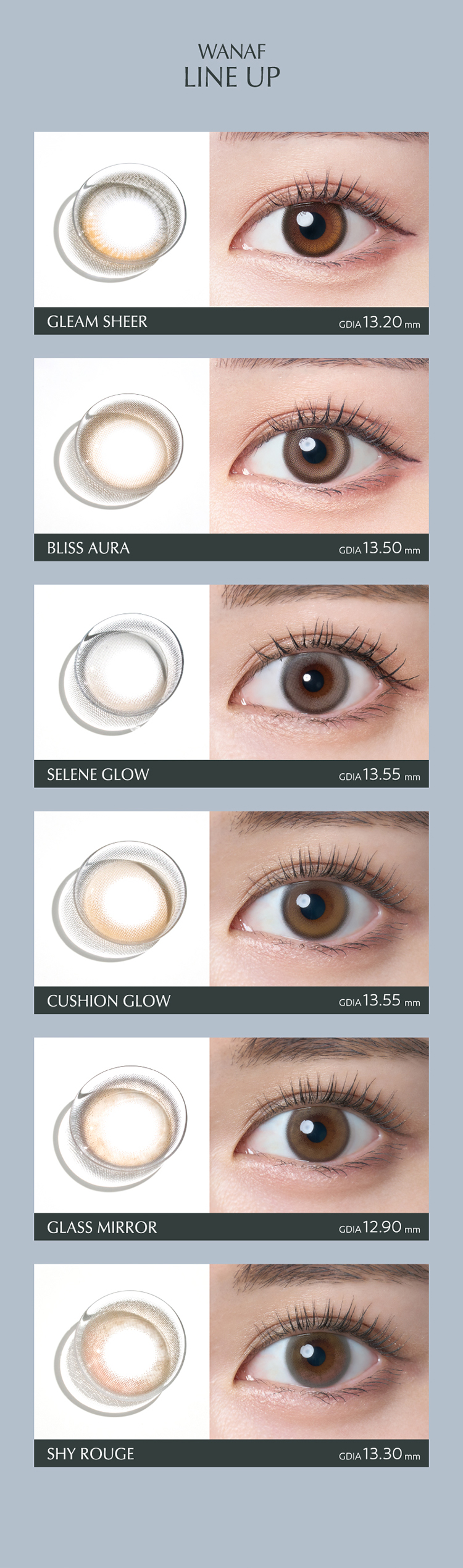 ワナフの全色カラーラインナップ