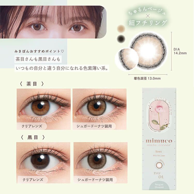 【☆*:.。.ミーコ.。.:*☆】 mimuco（ミムコ）シュガードーナツ かわにしみきプロデュース
